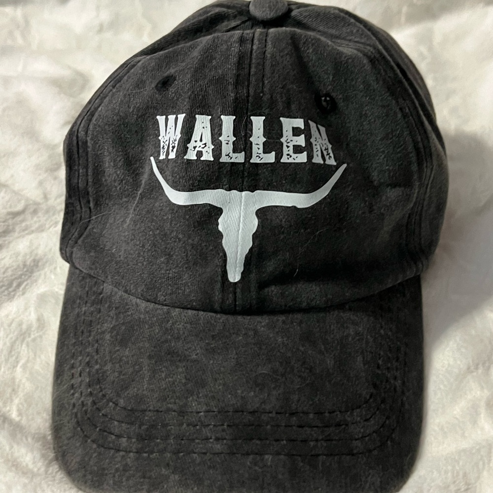 Black Wallen Bull Logo Cap
